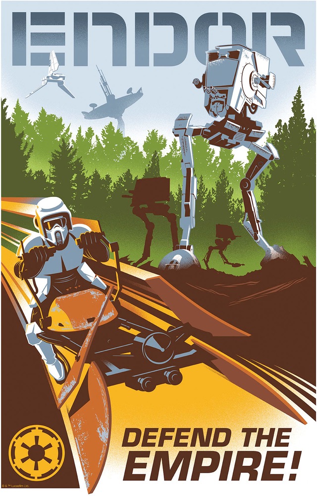 Komar Wandbild »Star Wars Defend the Empire« Disney Set, 1 Stk. tlg. 30 x 40 cm (Breite x Höhe) - Kinderzimmer, Dekoration