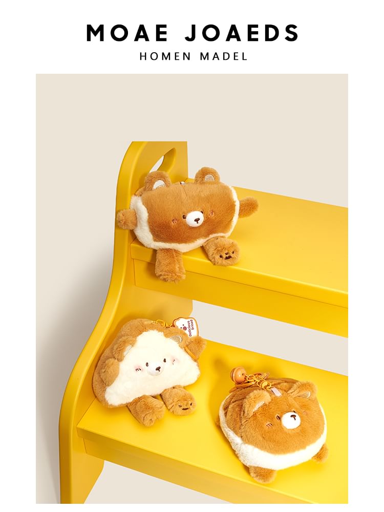 Jun's Journal - Sleutelhanger met broodknuffel als tashanger (verschillende ontwerpen)