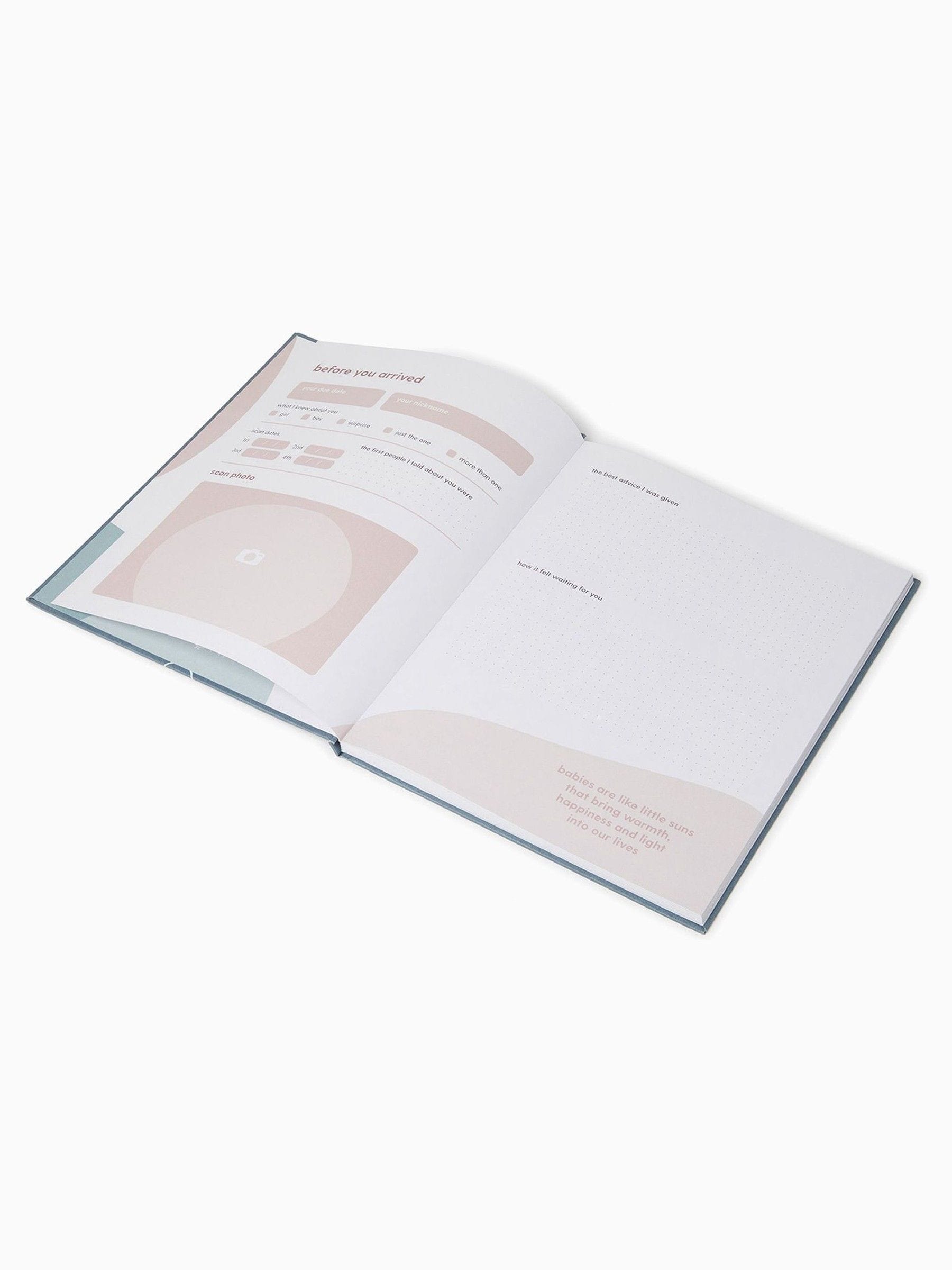 Blauw - MORI Baby 1ste Jaar Herinneringsboek