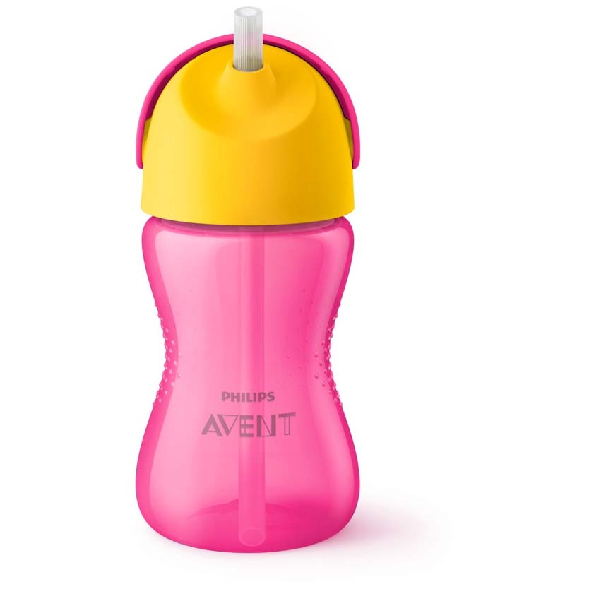 Philips Avent rietjesbeker 300ml 12+ maanden roze