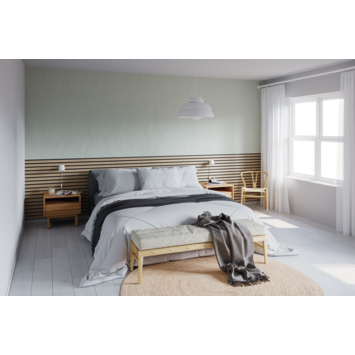 Lattenwand MDF Decowall Essential natuur eiken 260 x 30 cm (2 stuks) 1.56 m2