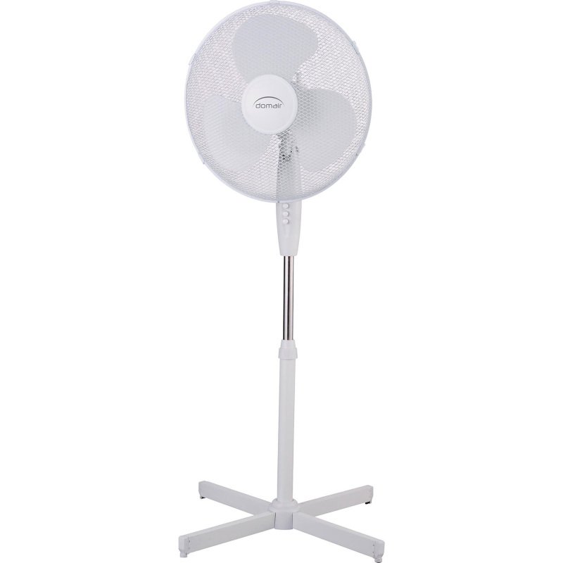 Ventilateur sur pied Ø 40 cm, 55 W - Domair, blanc