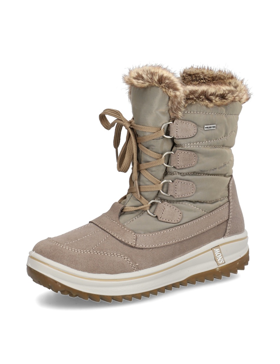Lederkombination Snowboot