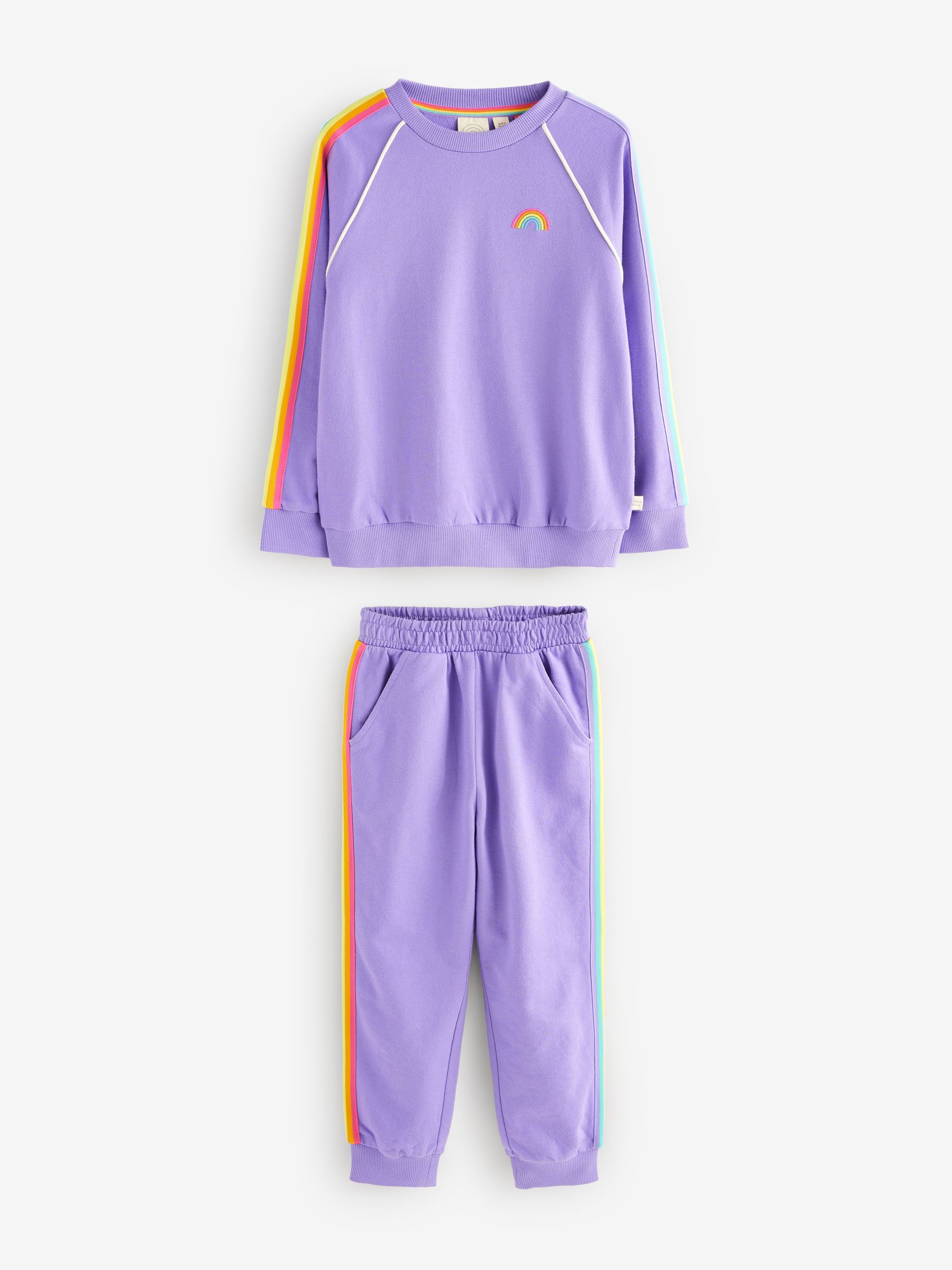 Lila-paars - Little Bird by Jools Oliver set van sweatshirt en joggingbroek