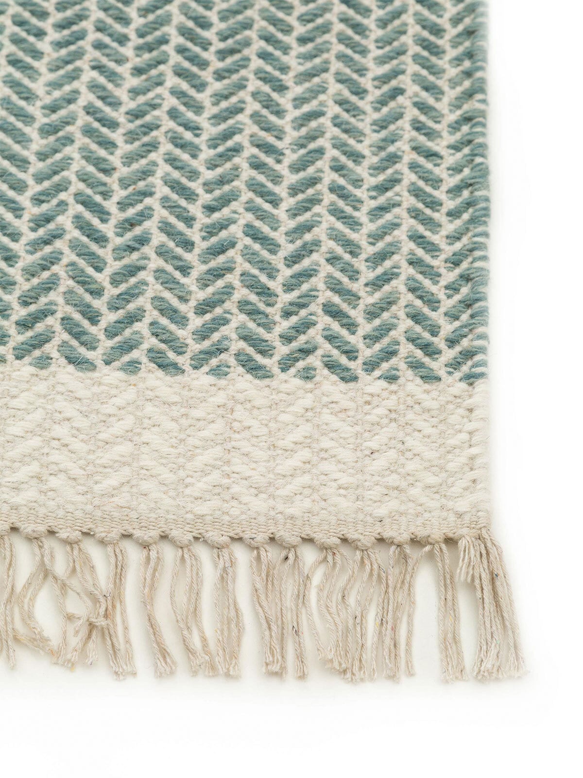 benuta pure Wollteppich KIM 80 x 120 cm mint