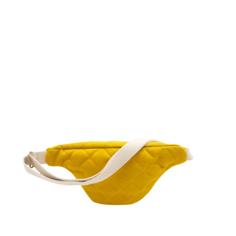 Sac banane matelassé Olivia 32 cm Safran