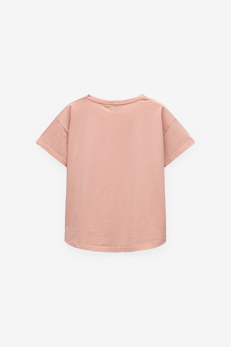 T-SHIRT BÁSICA  DECOTE REDONDO LOOSE FIT