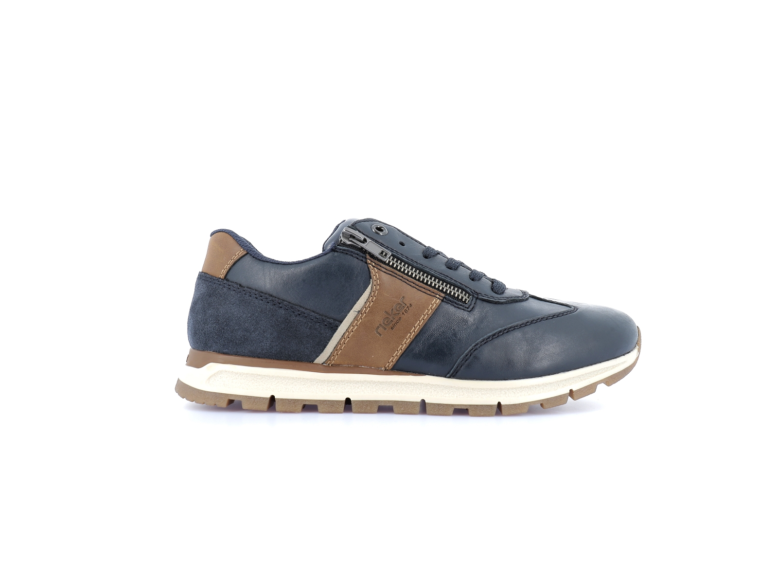 Rieker-B0501 Cuir Marine