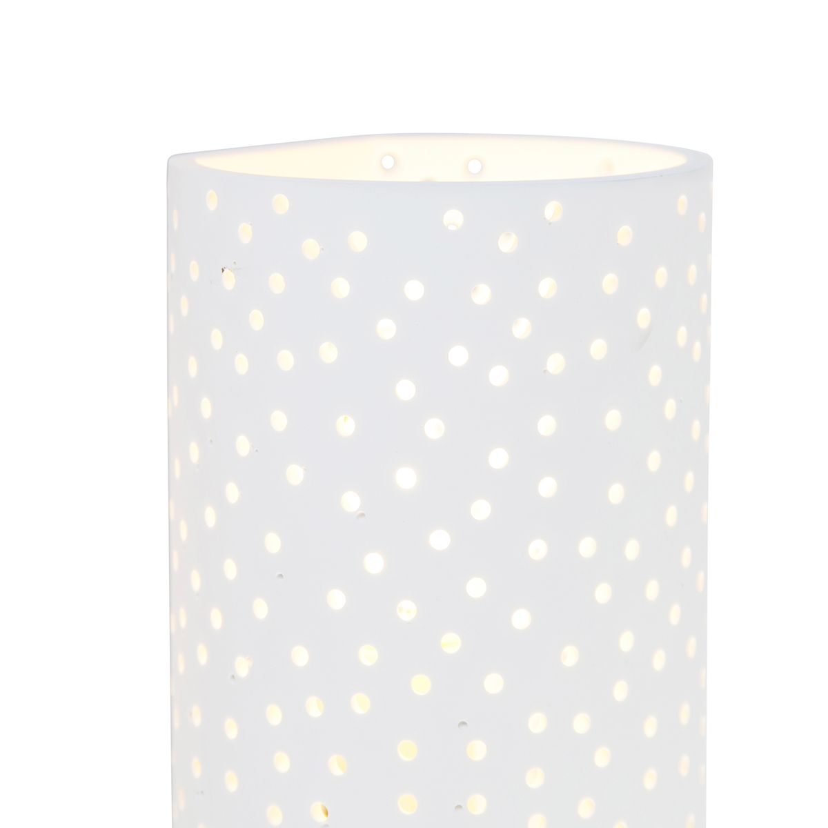 Vintage wandlamp wit gips cilindervormig - Mahou