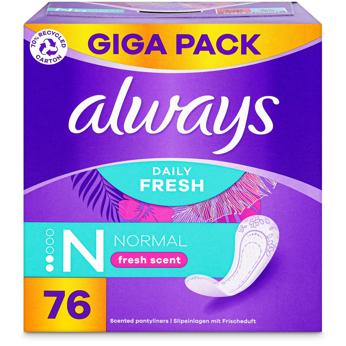 Always Damenbinden Normal Fresh Gigapack 76 Stück