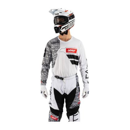 Tenue cross Leatt 3.5 RIDE KIT MAILLOT+PANTALON 2025 - Blanc