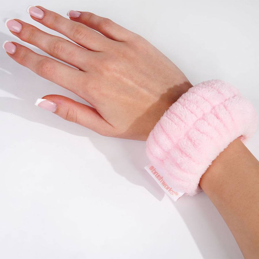 Brushworks Microfibre Wrist Wash Bands 4pcs