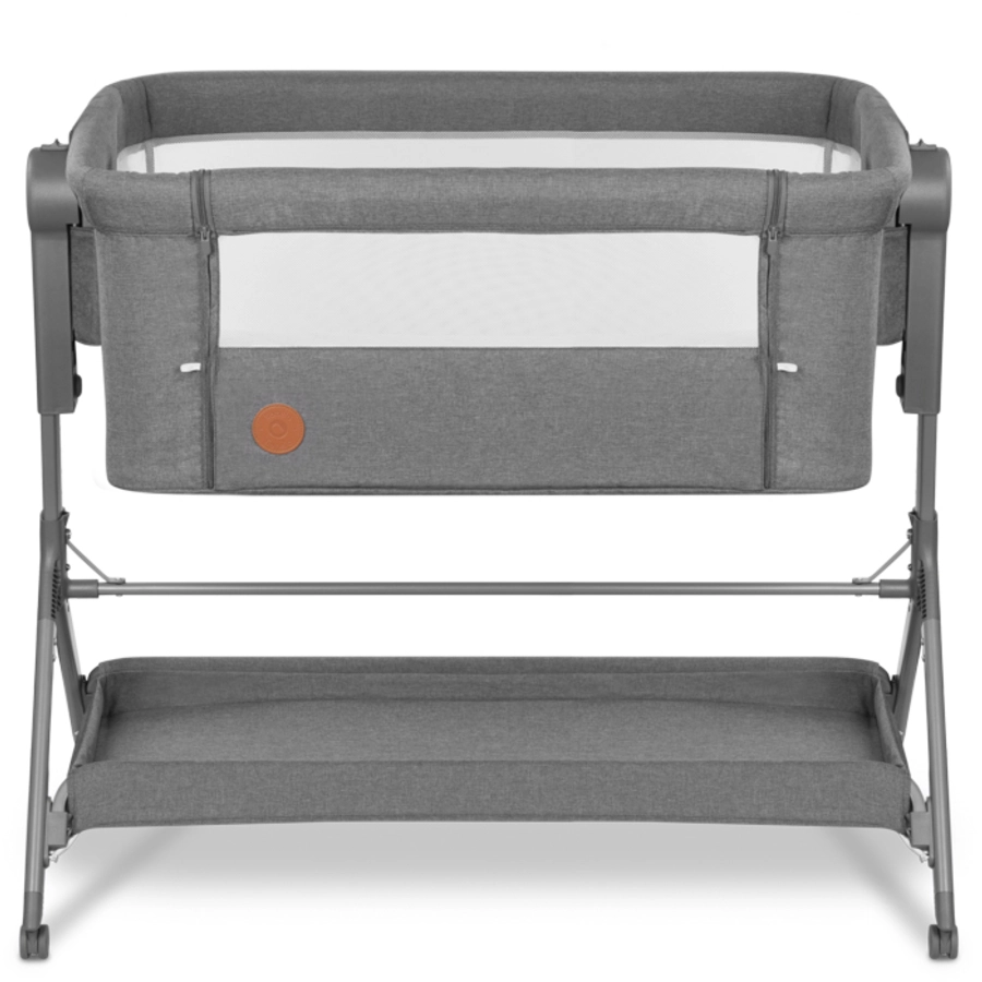 lionelo Beistellbett Leonie Plus Grey Stone