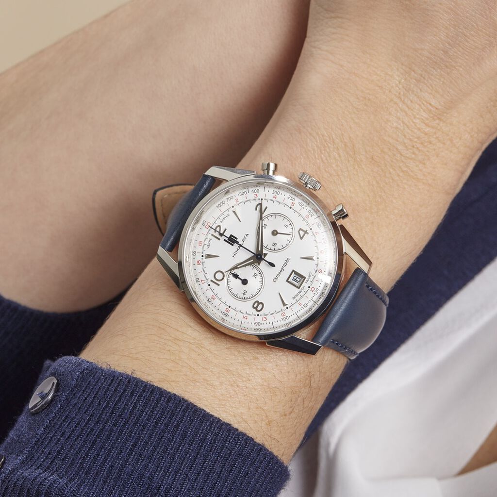 Montre Lip Himalaya Blanc Argenté