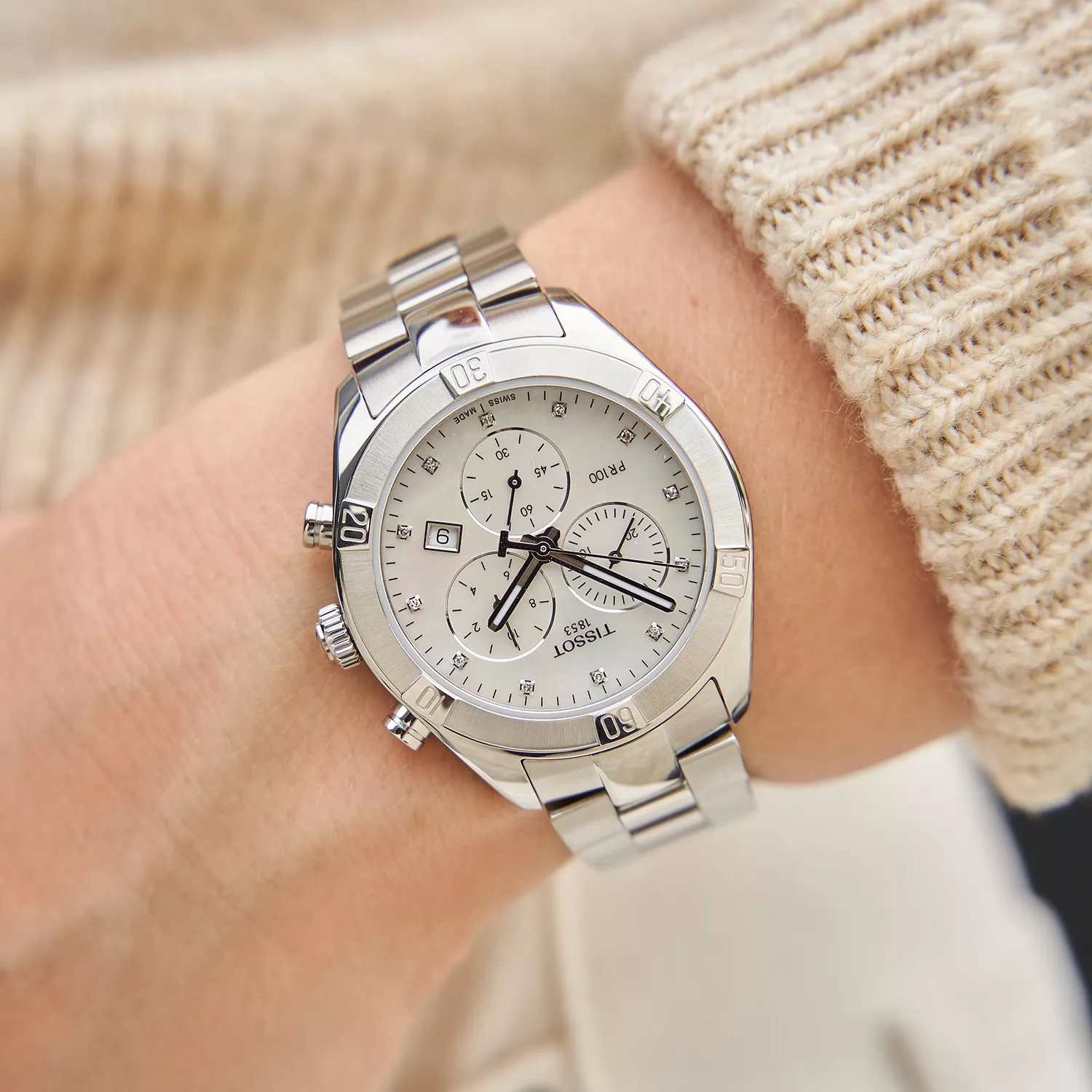 Tissot PR 100 Sport Chic Chronograph Lady T1019171111600