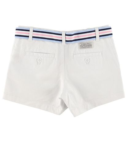 Polo Ralph Lauren Shorts - Uhr Hill - Weißer m. Gürtel