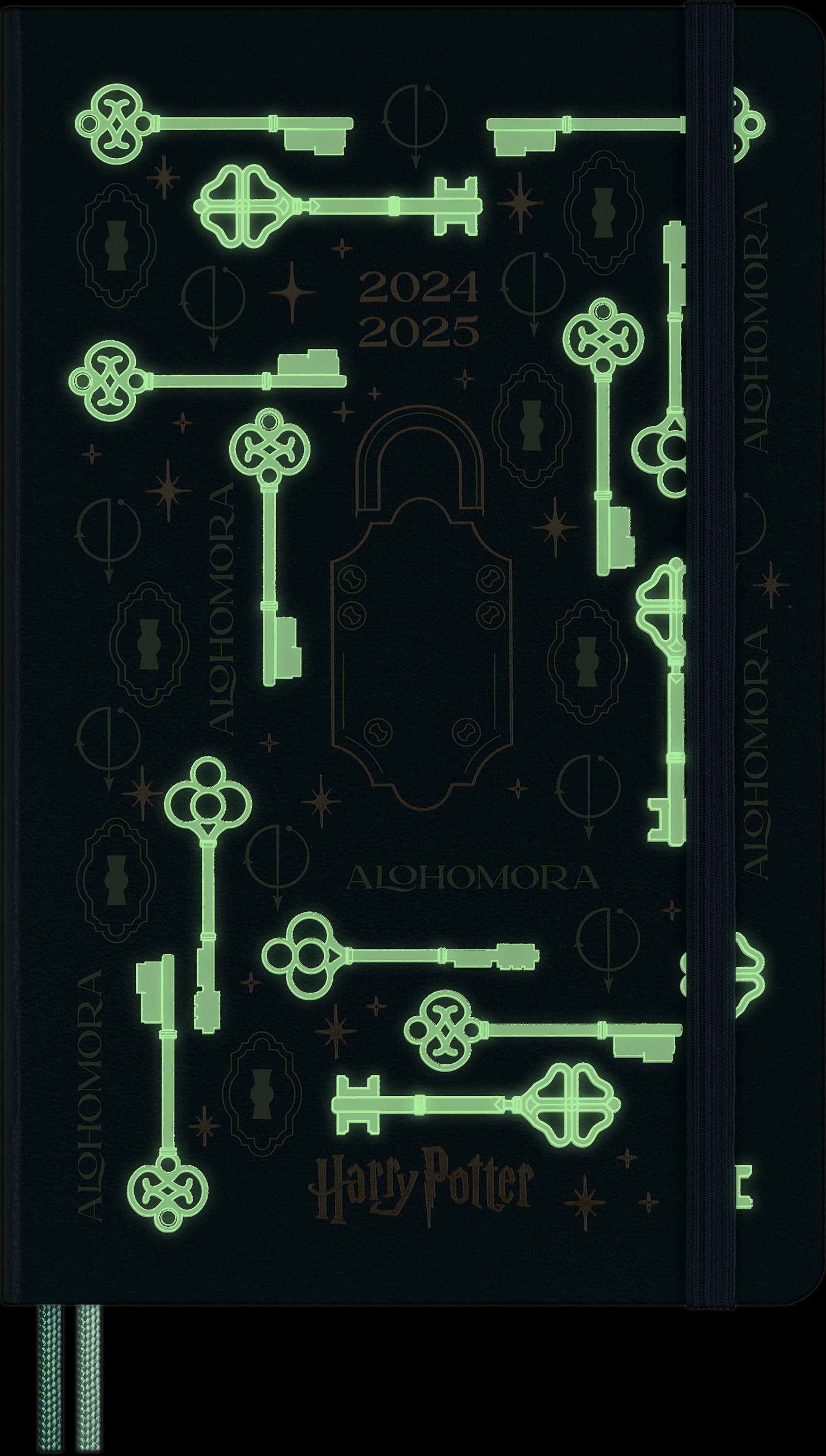 Moleskine Harry Potter Alohomora 18 Monate Wochen Notizkalender 2024/2025, L/A5
