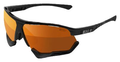 Lunettes SCICON Aerocomfort XL Noir Brillant / Bronze Miroir