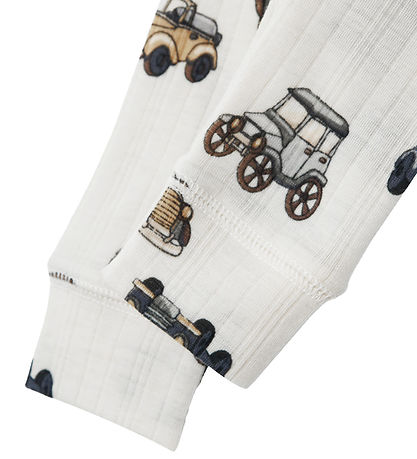 Name It Leggings - Wolle - Noos - NbmWang - Snow White m. Autos