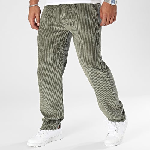 Pantalon Chino Vert Kaki