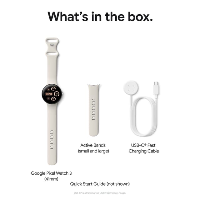Google Pixel Watch 3 41mm LTE (Porcelæn)