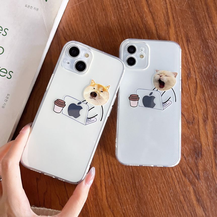 Phone in the Shell - Bedrukt telefoonhoesje - iPhone 14 / 14 Pro / 14 Pro Max / 14 Plus / 13 / 13 Pro / 13 Pro Max / 12 / 12 Pro / 12 Pro Max / 11 / 11 Pro Max /