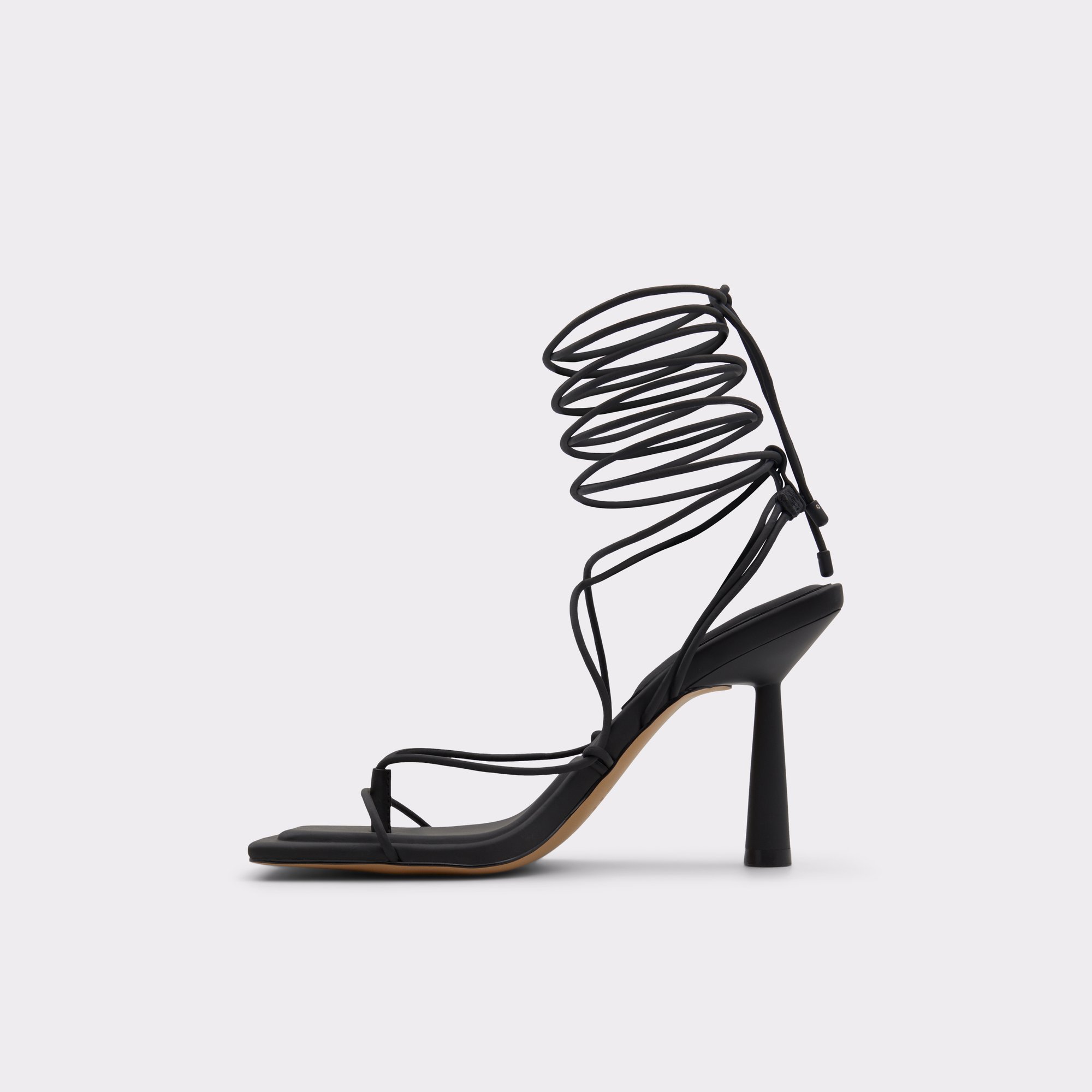 Haidi Black Women Strappy Sandals