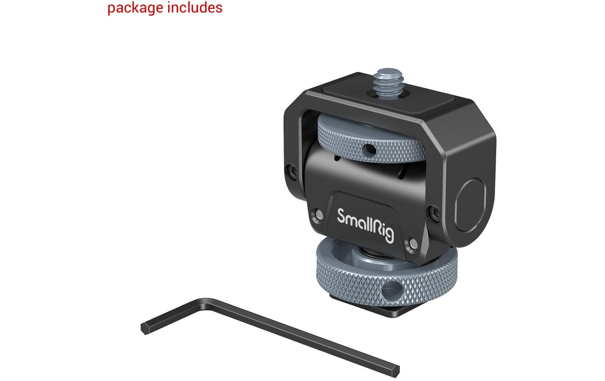 Swivel and Tilt Adj. Monitor MountSchwenkbare und neigbare Monitorhalterung mit kaltem Schuh