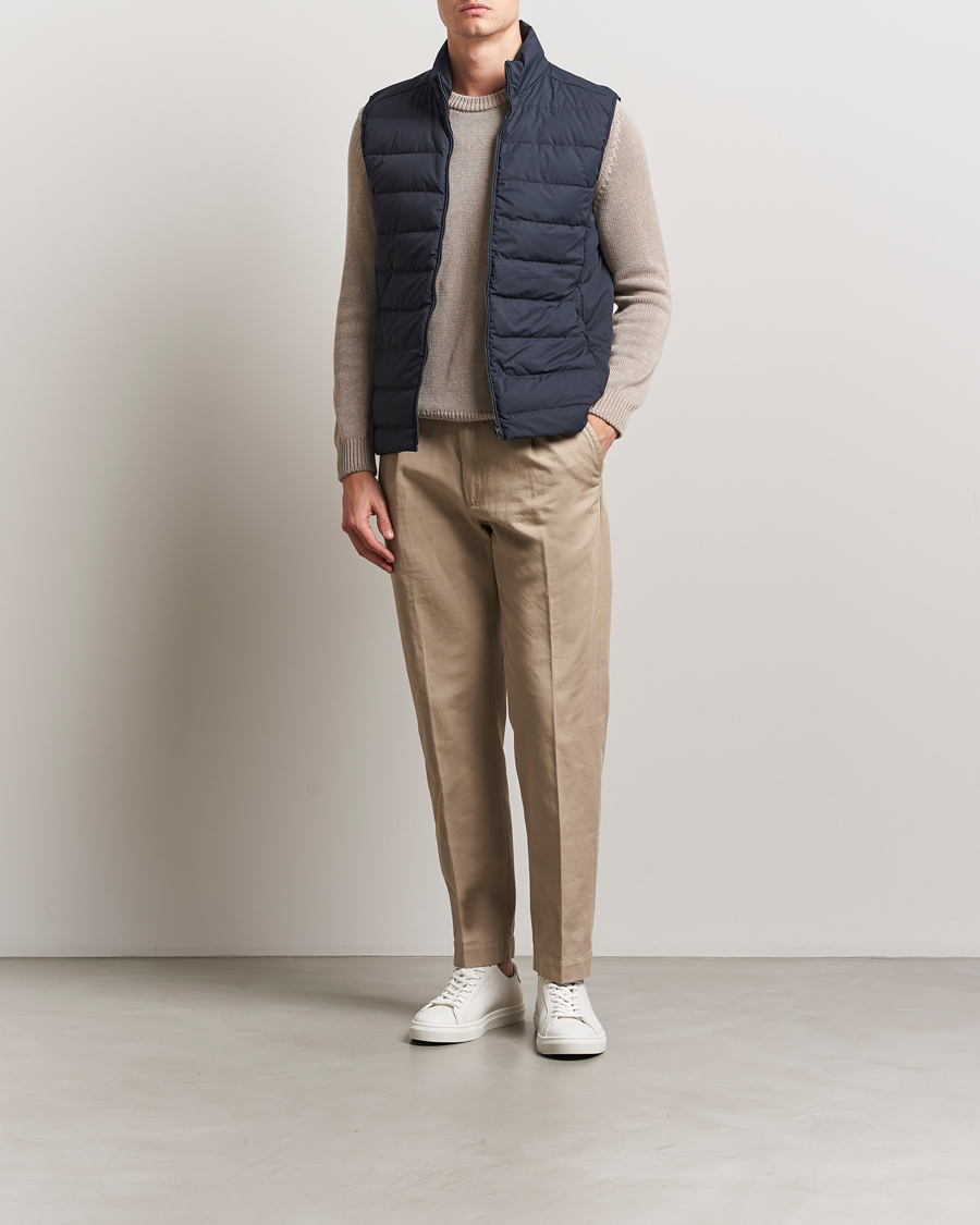 Scandinavian Edition Ratio II Down Padded Vest Midnight Blue