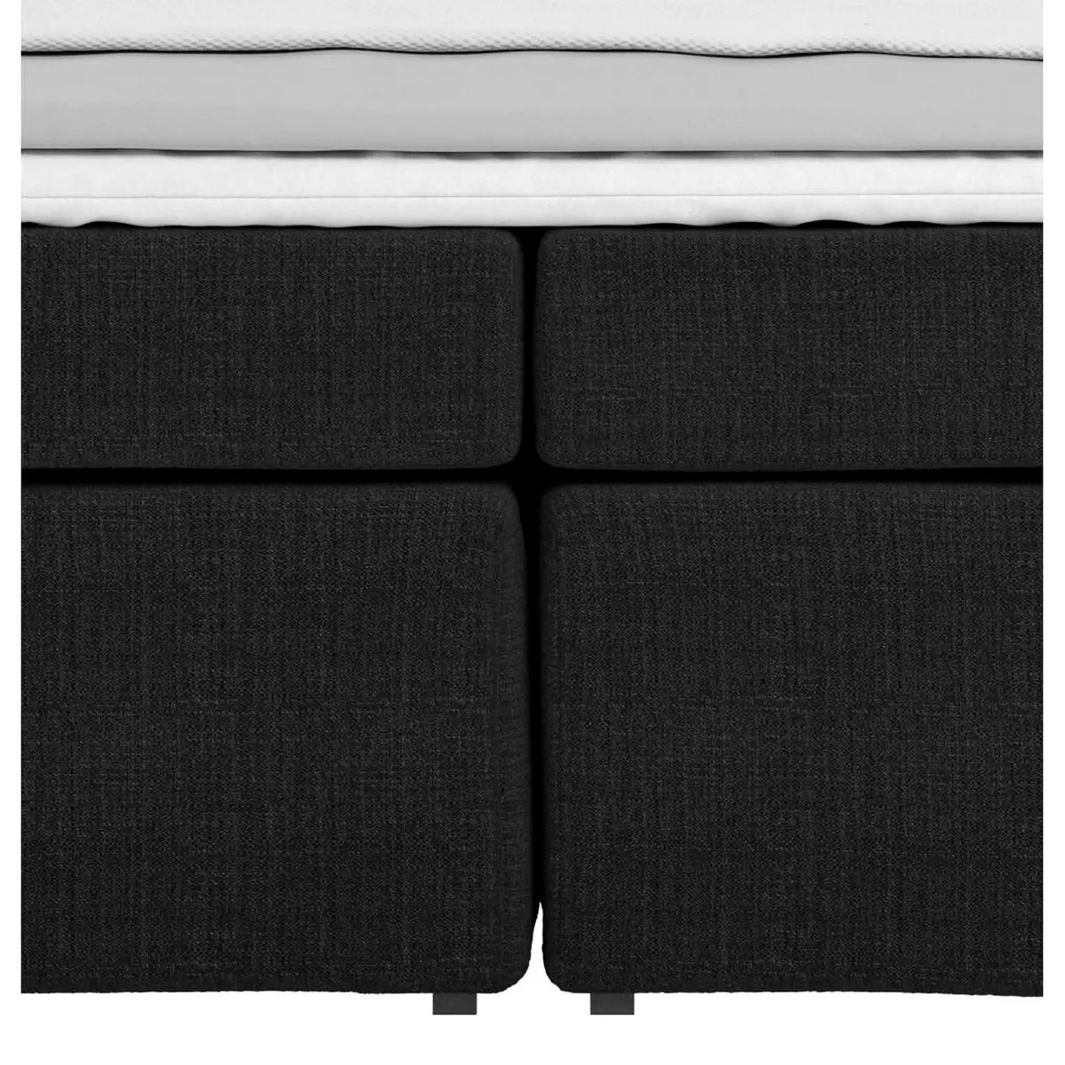 Boxspringbett Nero 180 x 200 Schwarz
