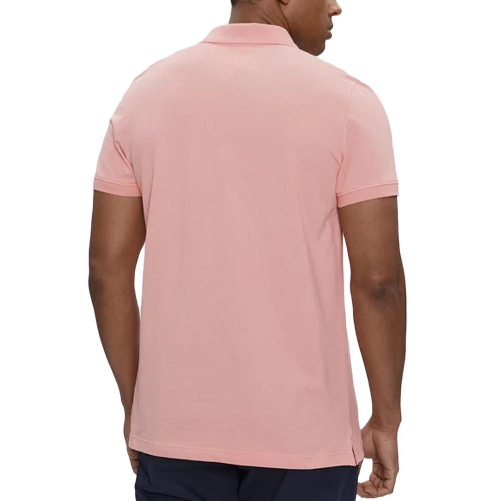 Tommy Hilfiger Polo Rose Homme Tommy Hilfiger Slim Placket