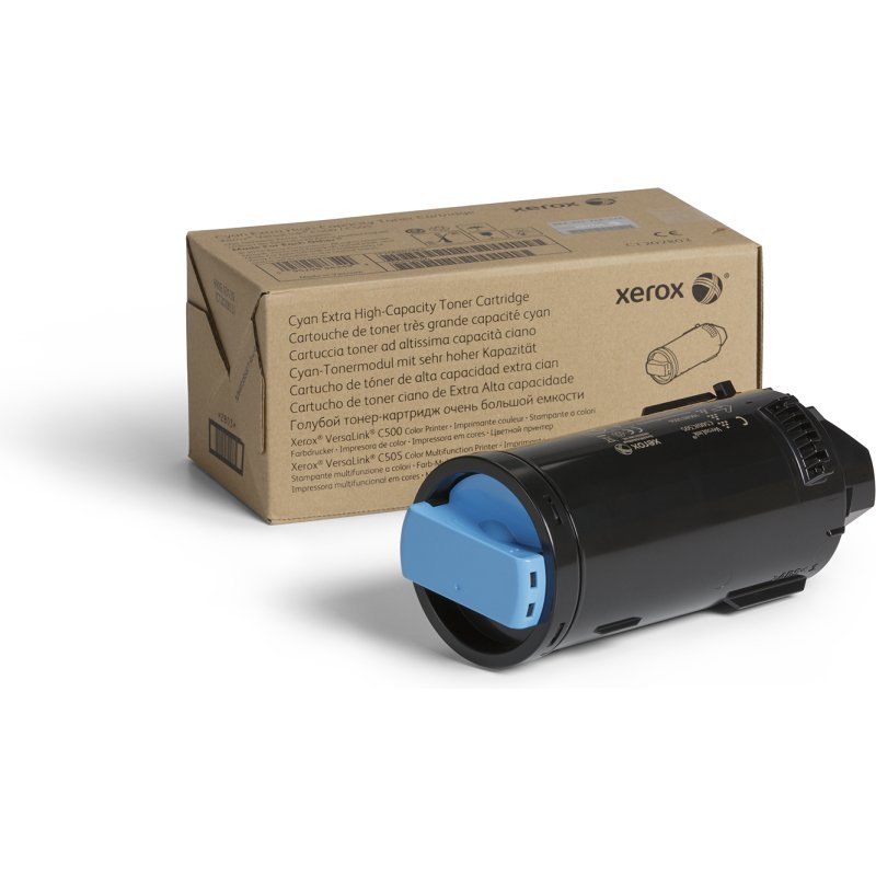 Xerox Cartouche de toner Cyan de Très haute capacité Imprimante couleur ® VersaLink® C500/multifonctions ® VersaLink® C505 (9000 pages) - 106R03873