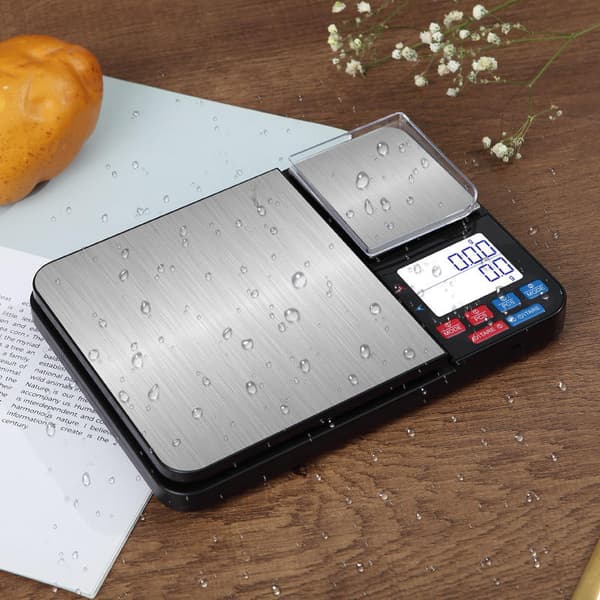 INF Digital kjøkkenvekt med doble veieplater 10 kg/1g og 500g/0,01g