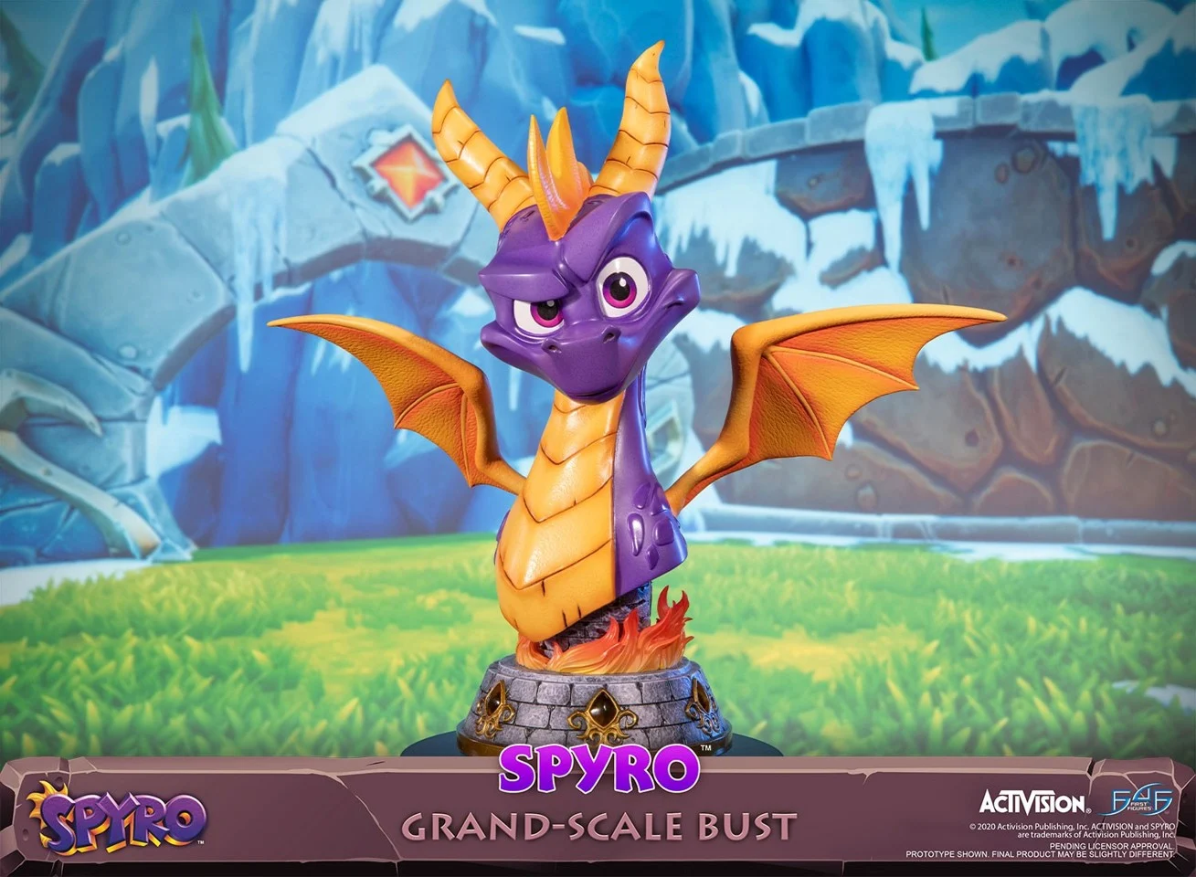 First4Figures - Spyro The Dragon (Spyro Grand-Scale Bust) RESIN Statue /Figure