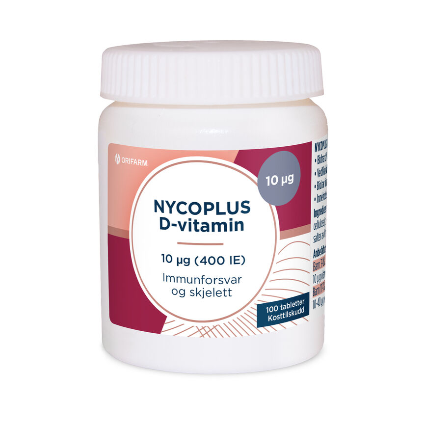 Nycoplus D3-vit tab 10mcg