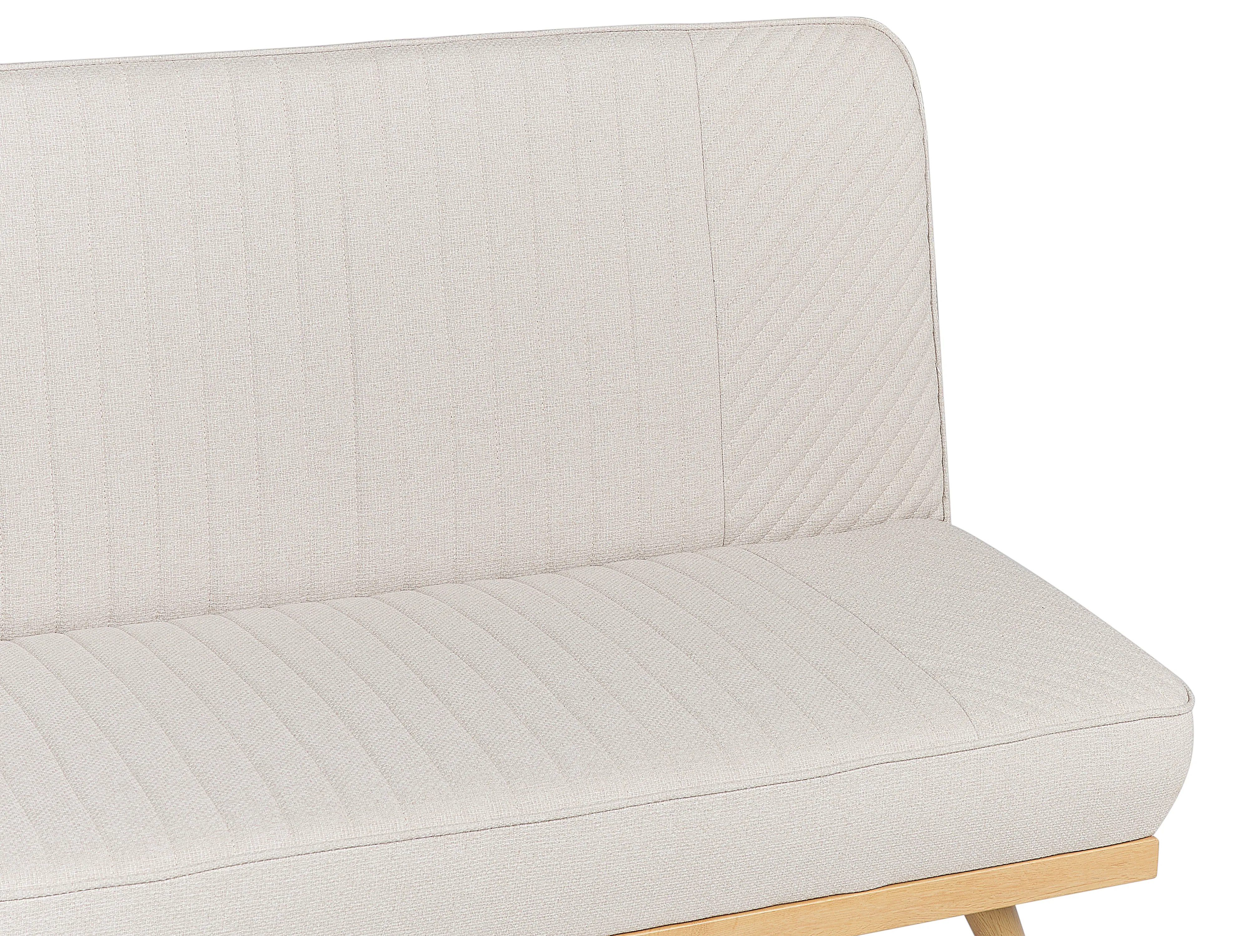 Slaapbank 2-zits KALFAFEL Stof Beige