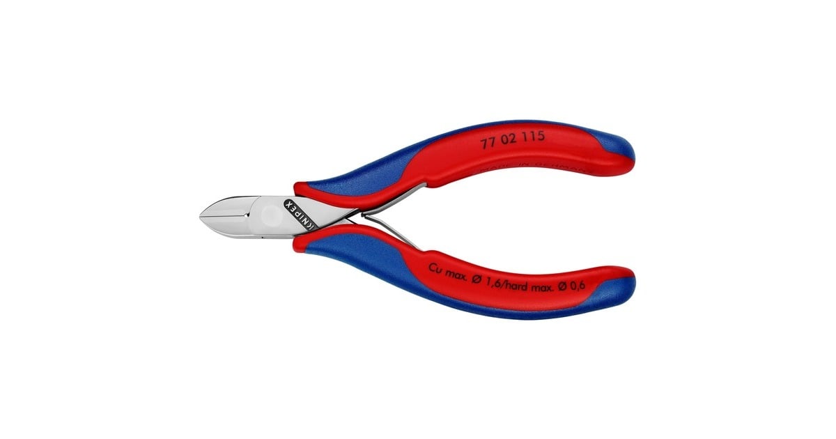 KNIPEX7-delige Etui 00 20 16 tangenset  (Rood/blauw)