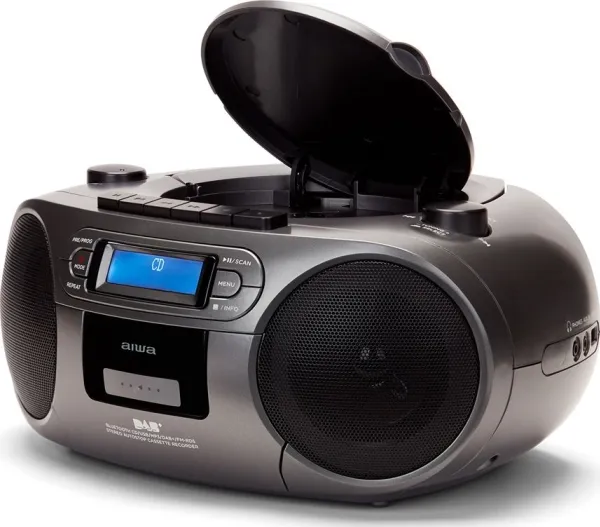Aiwa BBTC-660DAB/MG, Analog & digital, DAB , FM, Afspiller, CD, Program, Top