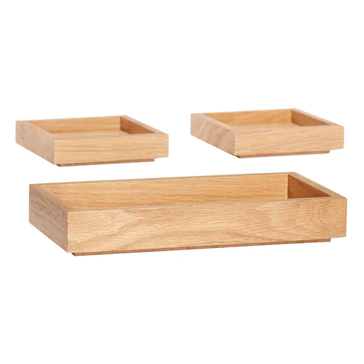 Hübsch Boite de rangement en chêne FSC | Chêne
