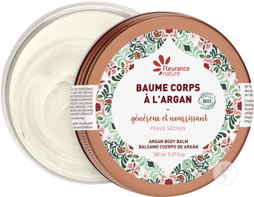 Fleurance Nature Baume Corps Généreux Et Nourrissant Argan Bio Peaux Sèches 150ml