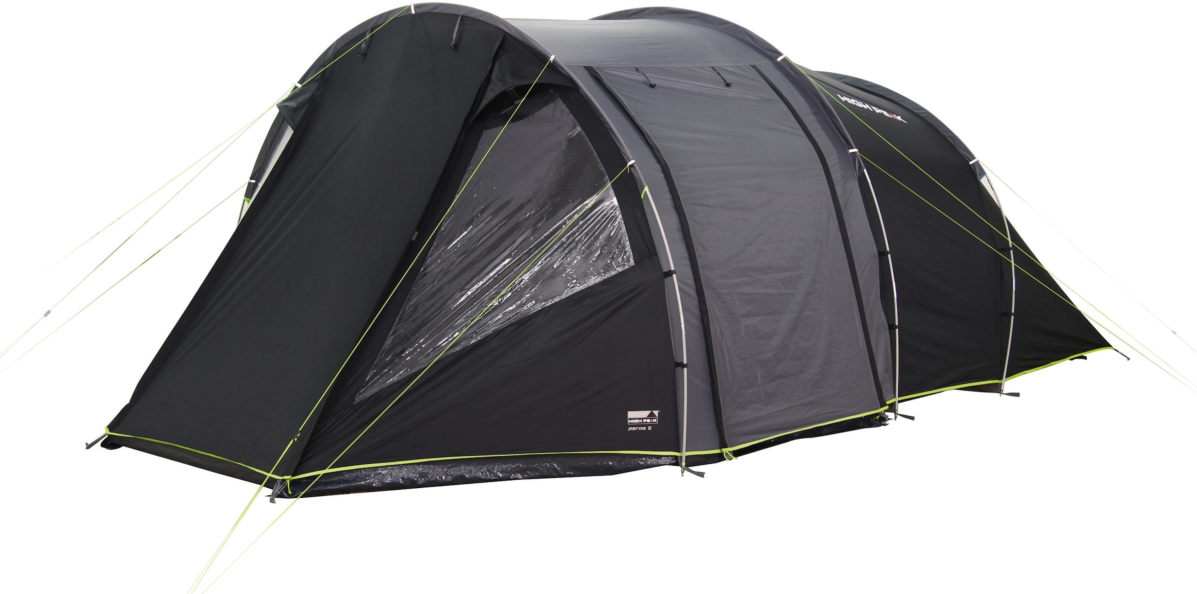 High Peak Tunnelzelt »Paros 5« 5 Personen Set, mit Transporttasche,