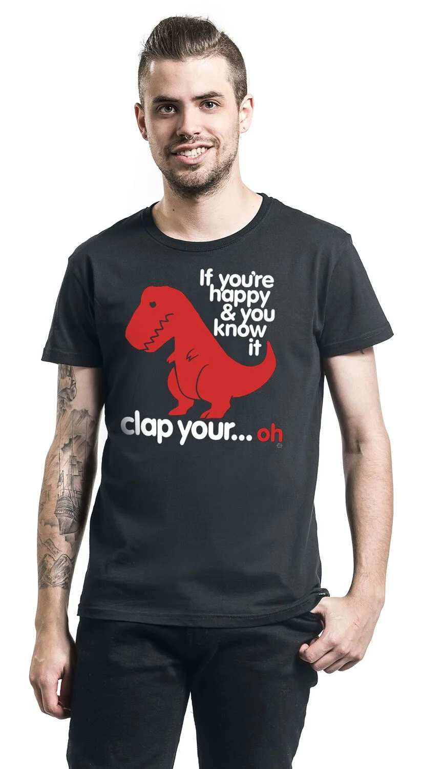 T-Rex Triste | Goodie Two Sleeves T-Shirt Manches courtes