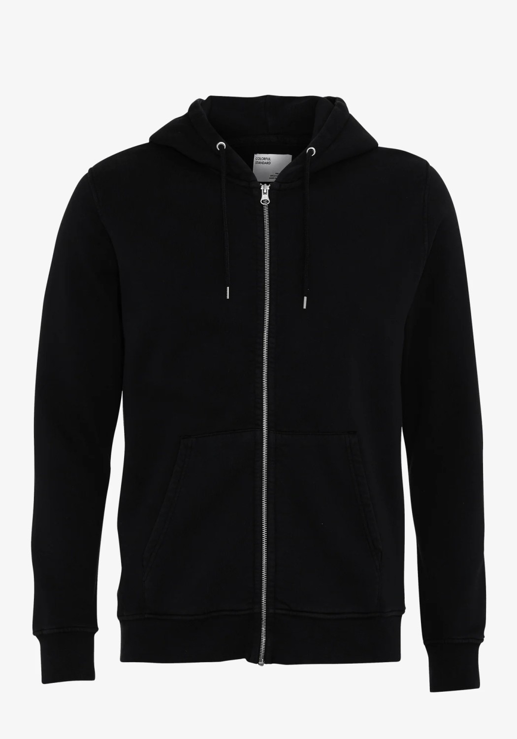 Colorful Standard Zip Hoodie Deep Black
