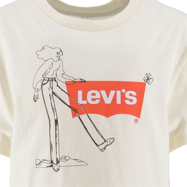 Oversized Graphic T-Shirt Antique White