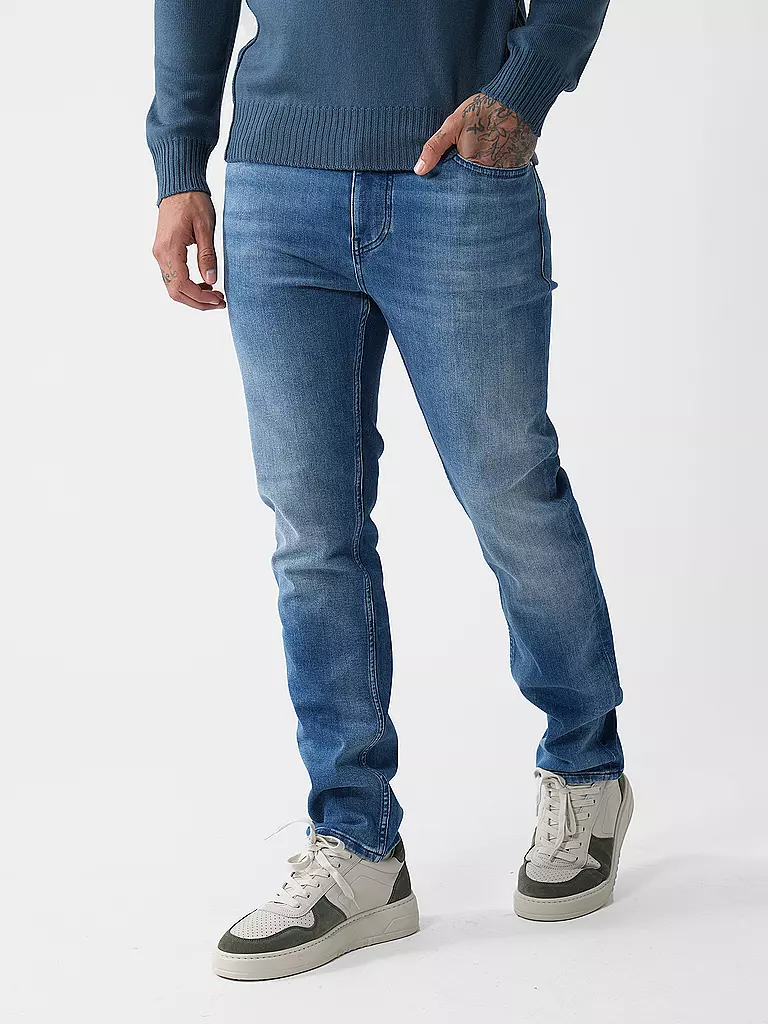 BOSS Jeans Slim Fit blau