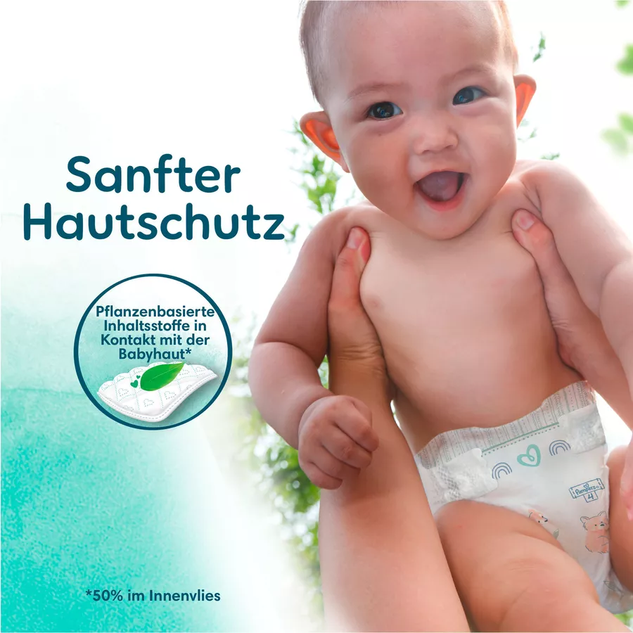 Pampers Harmonie Gr. 4, 9-14 kg, Monatsbox (1x174 Windeln)