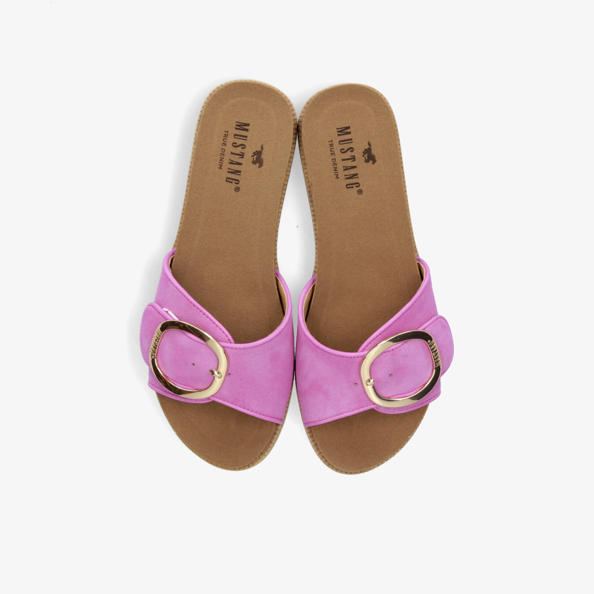 MUSTANG Damen Pantoletten - Bequeme Schuhe in Pink - Jetzt bei reno.de