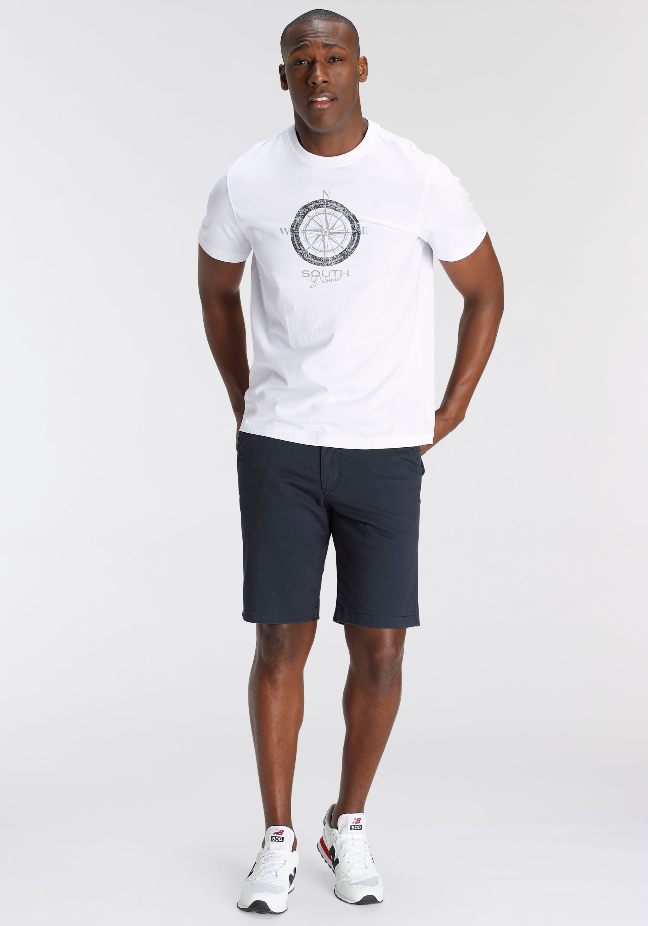 DELMAO Chinoshorts  mit  Details