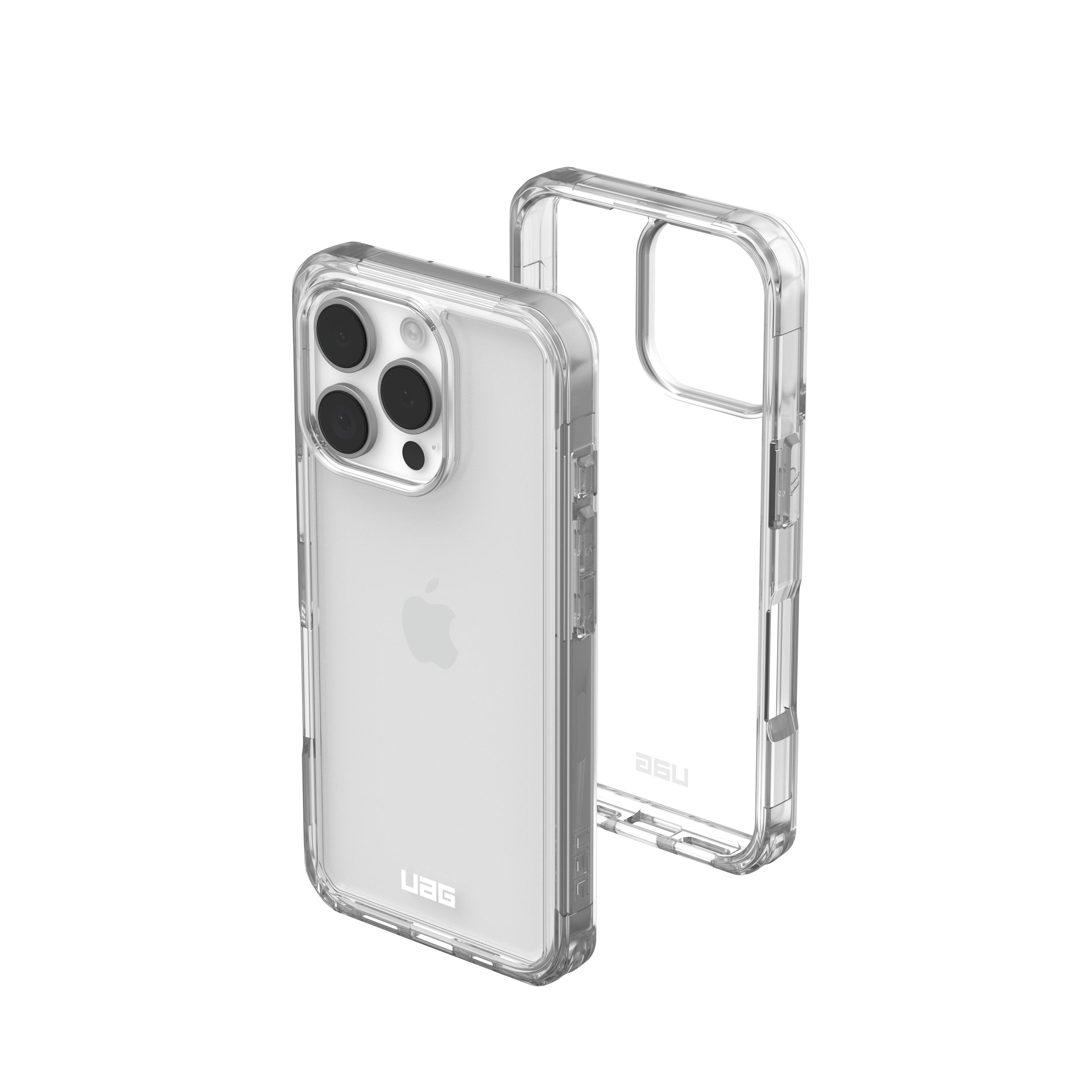iPhone 16 Pro Max Schutzhülle Plyo (114485114343) - Transparent (Ice)