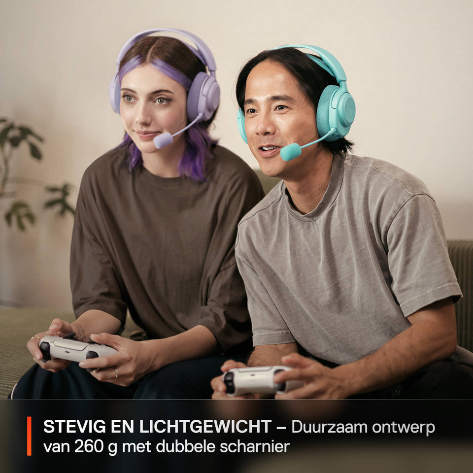 SteelSeries Arctis Nova 3P draadloze headset - paars